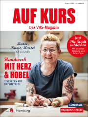 VHS-Magazin AUF KURS, Titel Ausgabe 3_2025